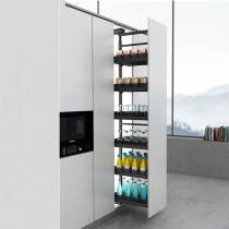 Coig Kitchen High Deep Pull Basket Cabinet Monster Multilayer High Cabinet Big Monsters Drawer-type Contained Standing Zero Food Cabinet