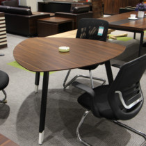 Triangle Conference Desk Desk Negotiation Table Guests Table Teak Office Furniture Solid Wood Minimu Modern Trio