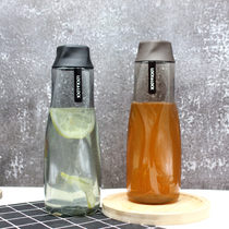 Lock lock lock Korean ice peak plastic water cup Summer sports creative personality water bottle Student men and women handy cup