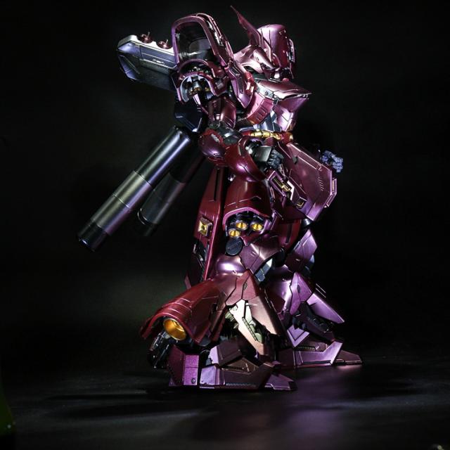 模动魂 非万代 合金喷涂 沙扎比(红色) mg 卡沙 ka版 高达模型