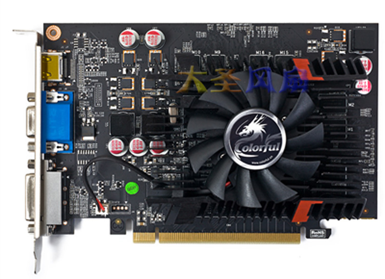 七彩虹gt610 gt620 520 430 gt630 gt710 雷暴鲨 灵动鲨 显卡风扇