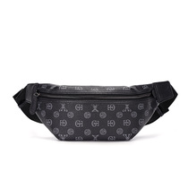 2022 fashion small bag new fashion leather small chest bag street personality Korean shoulder bag mobile phone waist bag