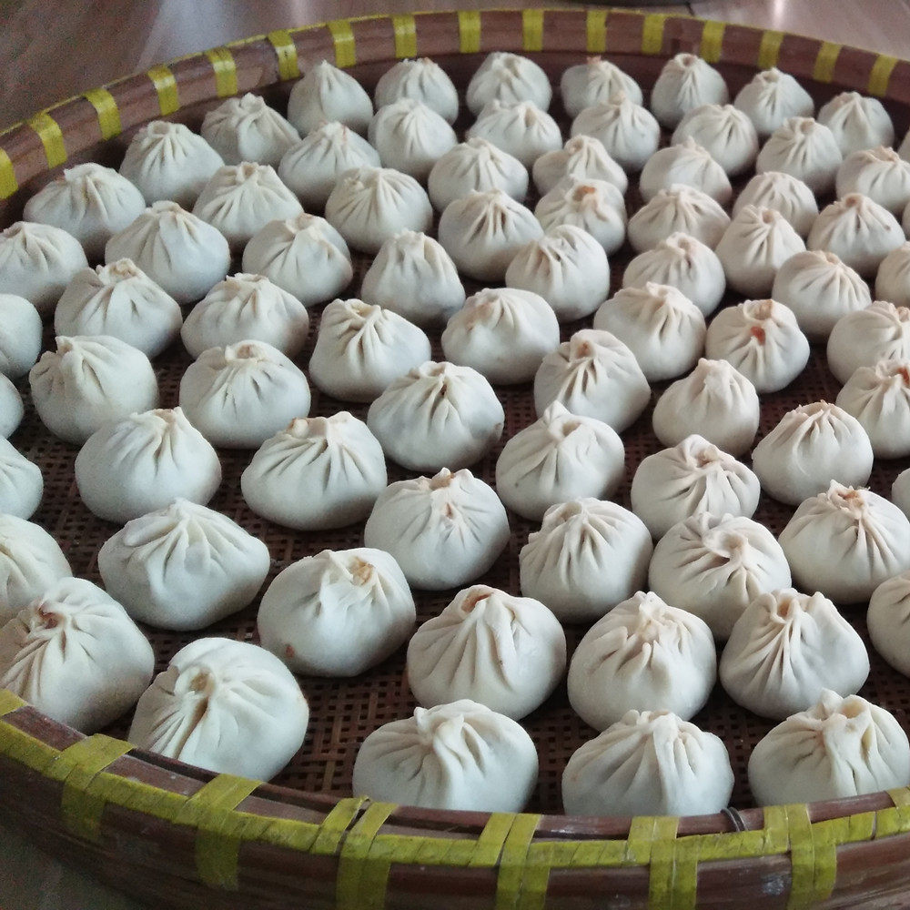 老字号正宗无锡小笼包/小笼馒头60只 现做鲜肉灌汤包 江浙沪包邮