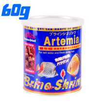 Tropical ornamental fish infant small fish opening feed Futian Fengyear Shrimp Dry Block Small Fry Fish Grain Fish Food Canned 60g