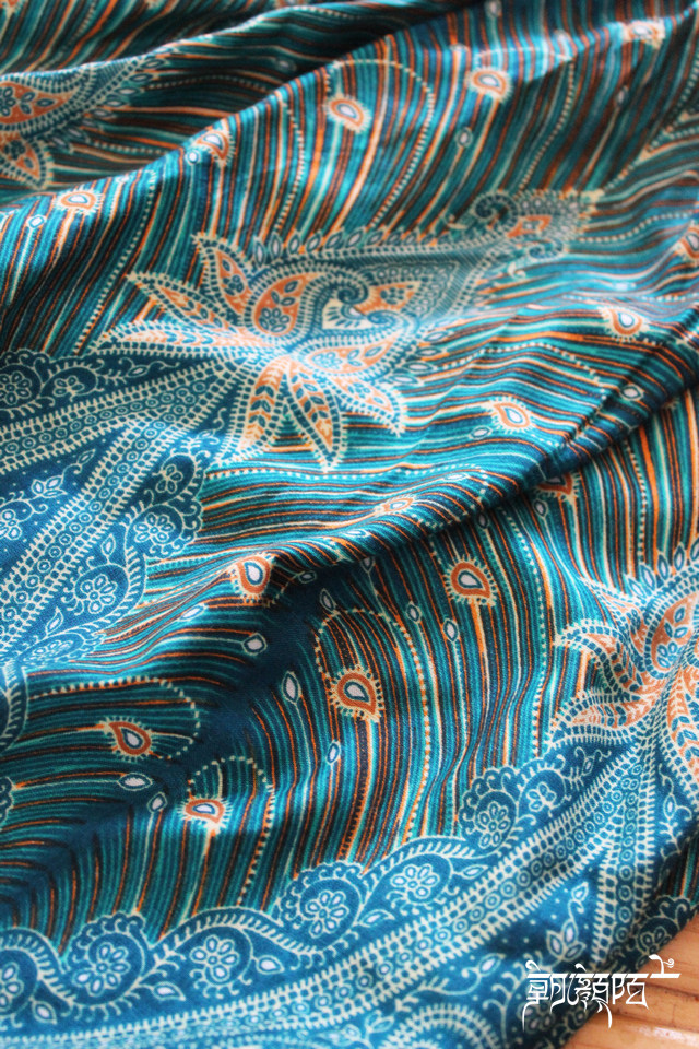 三种穿法 泰国优质棉布热带风情印花抹胸挂脖