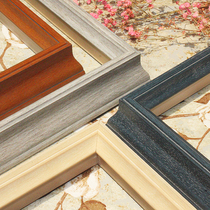 Custom-made photo frame Retro European-style simple imitation wood picture frame Custom oil painting frame frame 3d three-dimensional mounting frame combination frame