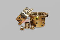 JDB new Shanghai self-lubricating oil bearing graphite copper sleeve 3038 25354045 processing customized high force yellow