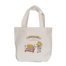 New Products Cute Canvas Bag Dog Walking Bag Pet Supplies Storage Bag Tote Bag Mini Bag