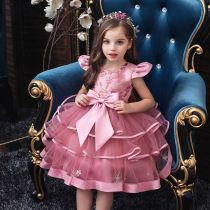 5 Princess dress girl dress 2021 New 6 summer dress 7 Super foreign 8 little girl 9 year old children summer dress 4