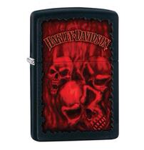 18 years old shop Pig Zippo black painted red skull 28826
