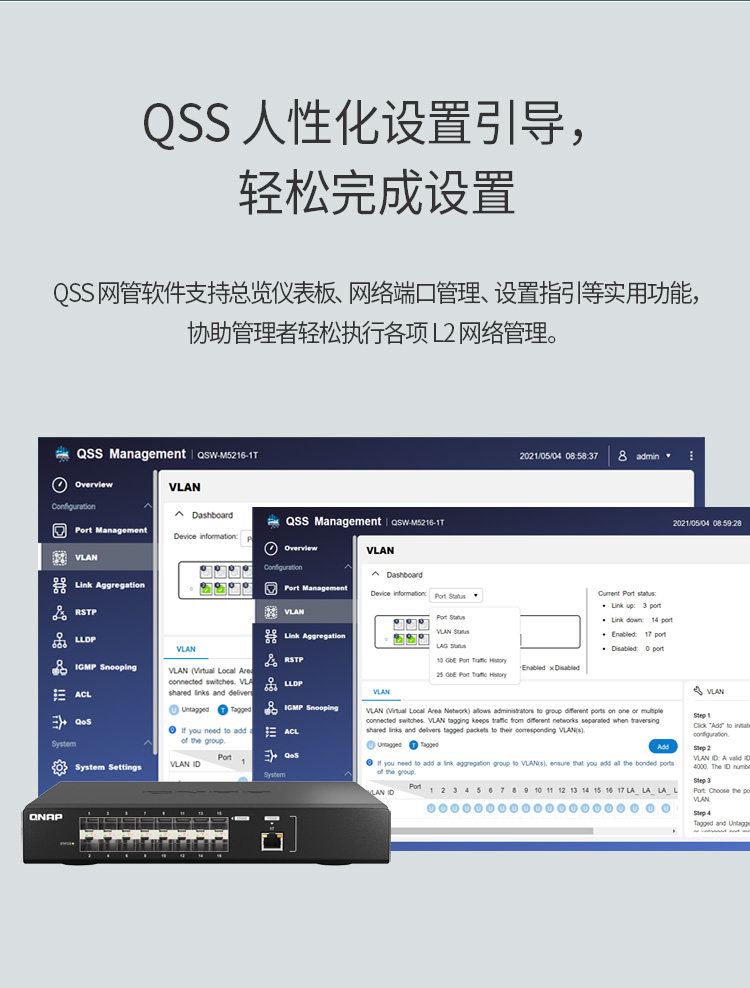 Государственный банк QSW-M5216-1T-CN 25GBE сетевая труба волокна 16 оральный секс 25 метров изменения машины портов 