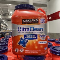 Shanghai costco purchased KIRKLAND laundry gel beads imported from the United States 152 laundry capsules 3 6kg
