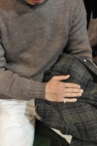 Paris DE BONNE FACTURE Peru wool alpaca turtleneck sweater