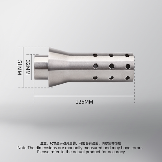 오토바이 배기 파이프 수정 액세서리 M3 더블 백 압력 코어 머플러 듀얼 회로 머플러 51mm 범용 오토바이 배기 파이프 수정 액세서리 M3 더블 백 압력 코어 머플러 듀얼 회로 머플러 51mm 범용