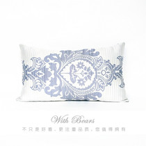 Foreign trade export jacquard cushion Pillow sofa bedside car waist neck back sleeve pillow core rectangular 30x * 50cm