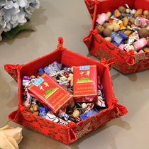 Wedding wedding supplies Chinese plate wedding props love candy box melon seeds cigarette fruit plate wedding banquet dry fruit box