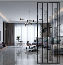 Art Glass Screen Xuanguan Partition Brief Stylish Dry Wet Zone Isolated Modern Extremely Simple Light Extravagant Style Crystal Drill