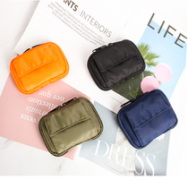 2020 new simple coin wallet card bag short personality multifunctional storage bag nylon drivers license card bag