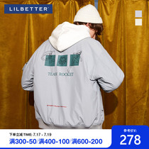 Lilbetter winter jacket men 2021 new Korean version of the cotton coat tide brand mens cotton clothes handsome warm quilted jacket