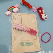 New accessories decorate cute creative hair clip Liu sea clip cartoon combination 3a097