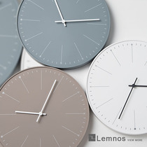 Bai Fei's Home Decorated Lemnos Wall Clock Imported from Japan Living Room Home Modern Simple Clock Nordic Creative Clock