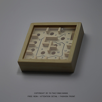 Clockwork is boring to play with anti-dementia ball bearing wood maze