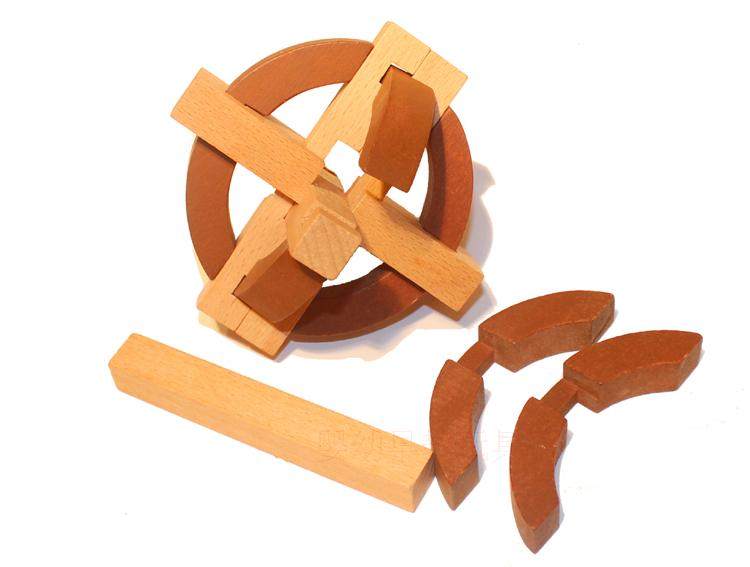 大号榉木鲁班球 木质儿童益智玩具 木制孔明球 送礼珍藏好东西