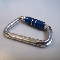 D-type rock climbing main lock automatic lock safety lock mountaineering lock quick hanging aerial yoga hammock rope buckle adhesive hook