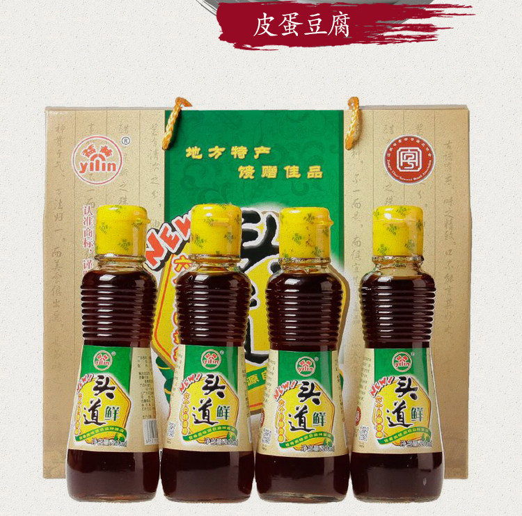 酱油盐城阜宁特产益林酱油纯粮酿造生抽原味头道鲜酱油4瓶装