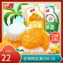 Nanguo food Hainan specialty probiotics coconut cake mango cake 200gX2 bag gummy snacks