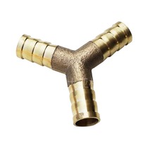 Explosion-style pneumatic hose Pagoda connector Brass herringbone three fork leather pipe Water pipe Green head hot-selling pneumatic tee