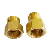 Explosion-proof brass hexagon inner and outer wire CNC wire pick pressure gauge conversion joint brass thickened inner and outer wire direct