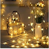 Birthday Decorative Lights Stars String Lights Battery light strings LED Little flashlights Shine Lights string Lights Full Star romance