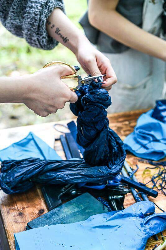 【fete】原创设计 蓝染染料包 diy 扎染材料 草木染 染布