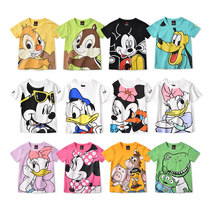 21 new summer boys and girls cotton T-shirt baby short sleeved shirt thin cartoon half sleeve jacket exported to Japan BD