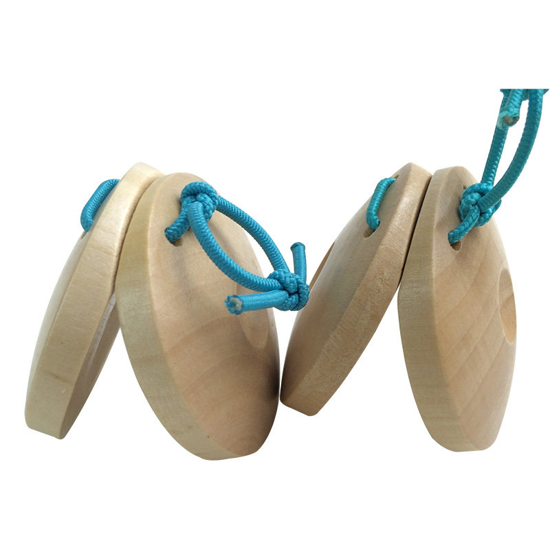 儿童木制响板乐器动物响板木质奥尔夫乐器忙碌板diy配件