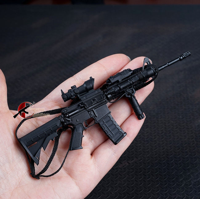 森哥1:6 兵人 美军主战 武器 m4a1突击步枪 不可发射 塑料模型_7折