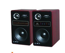 2 0 Bookshelf speaker HI-FI computer usb card multi coal body extremely toxic tone fever speaker clearance sales