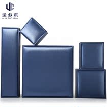 Upscale Wire Drawing PU Leather Gift Packaging Box Ring Case Bracelet Bracelet Bracelet Necklace Box Accessories box Ornament Packaging Box