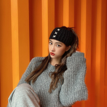 Korean version imported ferret hair with handmade weave fork fork hair ferret hair trim head with pure color 100 hitch head towel