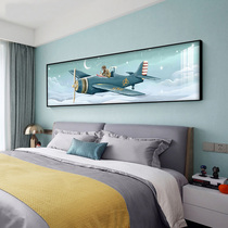 Childrens room decorative painting boys and girls room murals creative bedroom bedside background wall painting cartoon personality hanging painting