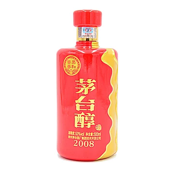 53度茅台醇2008酱香白酒500ml*2瓶[30元优惠券]-寻折猪