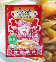 Chongqing specialty Wujiang Fuling mustard fresh and cool shredded vegetables 70g fresh mustard under the meal crispy mustard pickles