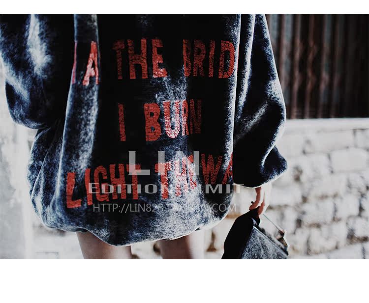 Толстовка женская Lin edition limit Lin Oversize Толстовка женская Lin edition limit Lin Oversize