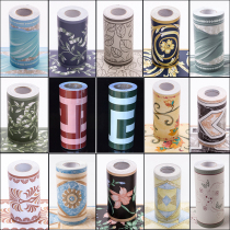 Waist line welt Chinese retro style Chinese style with self-adhesive wallpaper wallpaper wall skirt wall circumference special edge strip stickers