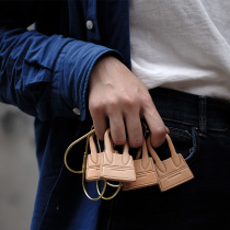 konglongmogu tanned cowhide creative healing department cute interesting alternative gift handmade mini package key chain