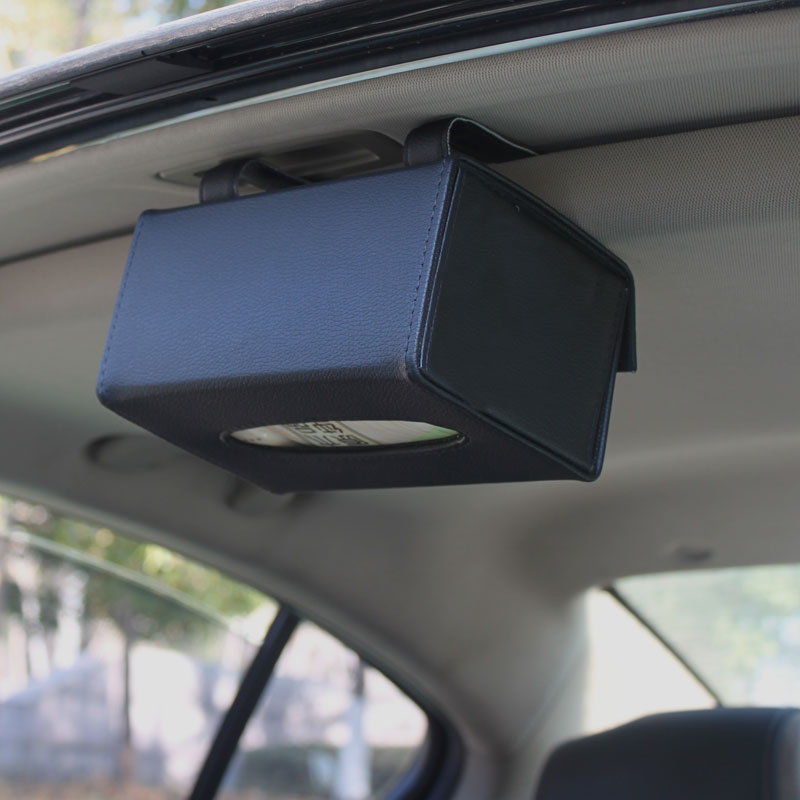 car tissue box, car sunroof pumping paper sleeve, hanging car napkin box, creative sun visor type car paper pumping