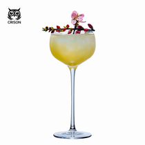 CT2801 CRISON Lead Crystal High Foot Cocktail Cup Classical Wine Cup Bar Go Go
