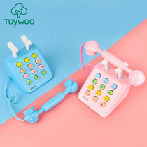 Toywoo baby boys home toy simulation phone holder 3 male baby 1 year old 2 little girl 6 months