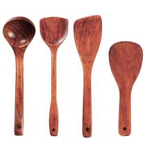 Home Pan Shovel Wood Shovel Wood Spoon Non Stick Pan Special Long Handle Fried Vegetable Shovel Wood Shovel High Temperature Resistant Wooden Cookware